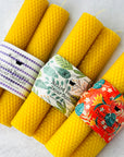 Hand-Rolled Beeswax Taper Candle Set