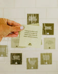 Shower Affirmation Cards-Grounding