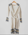 Turkish Spa Robe Gray