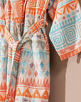Bathrobe Turkish Cotton Light Weight Hood Quick-Dry Robe: Bohemian