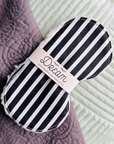 Sleep Mask Black & White Stripe
