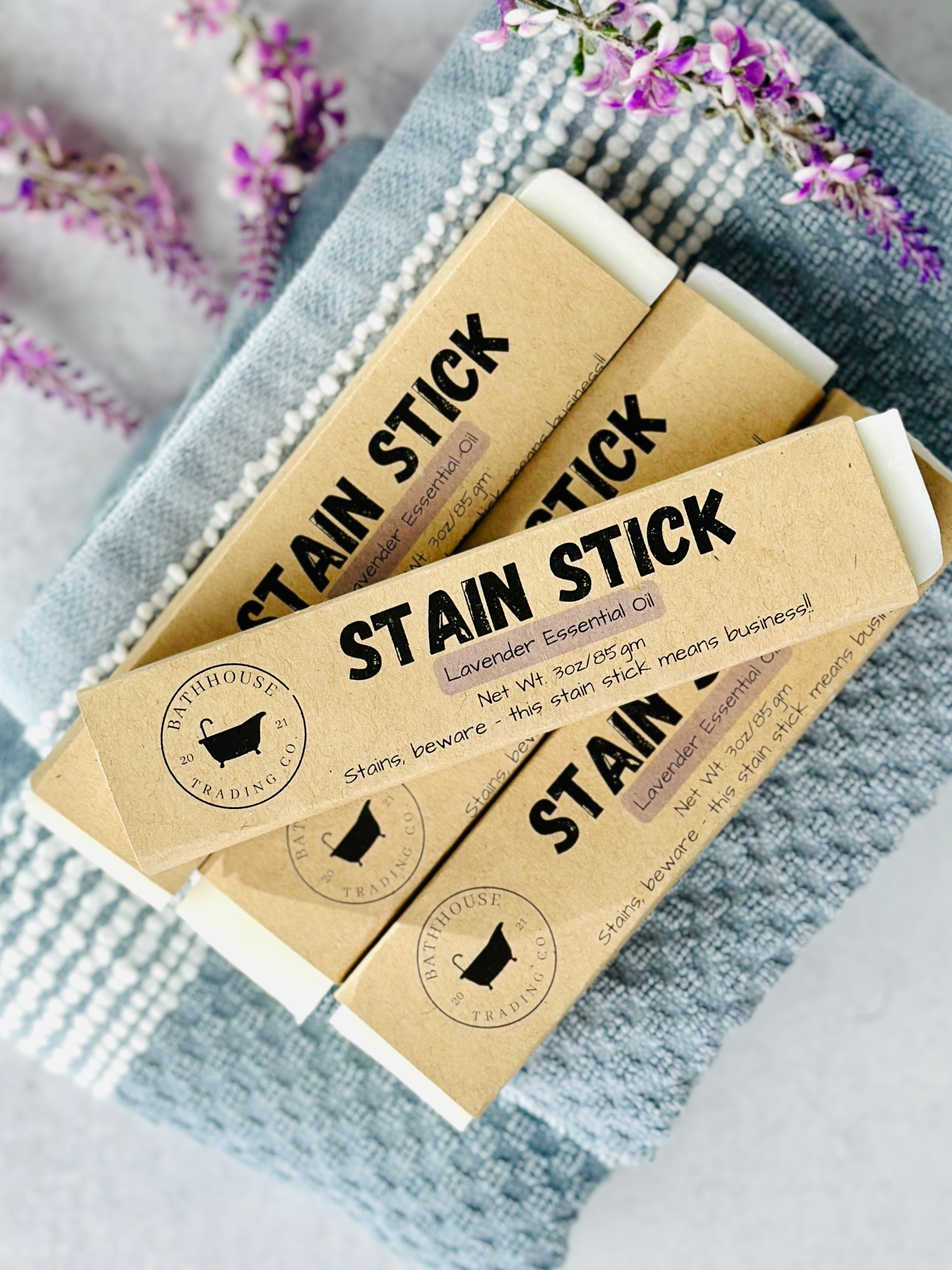 Stain Stick Lavender Essential Oil - Bathhouse Trading Company