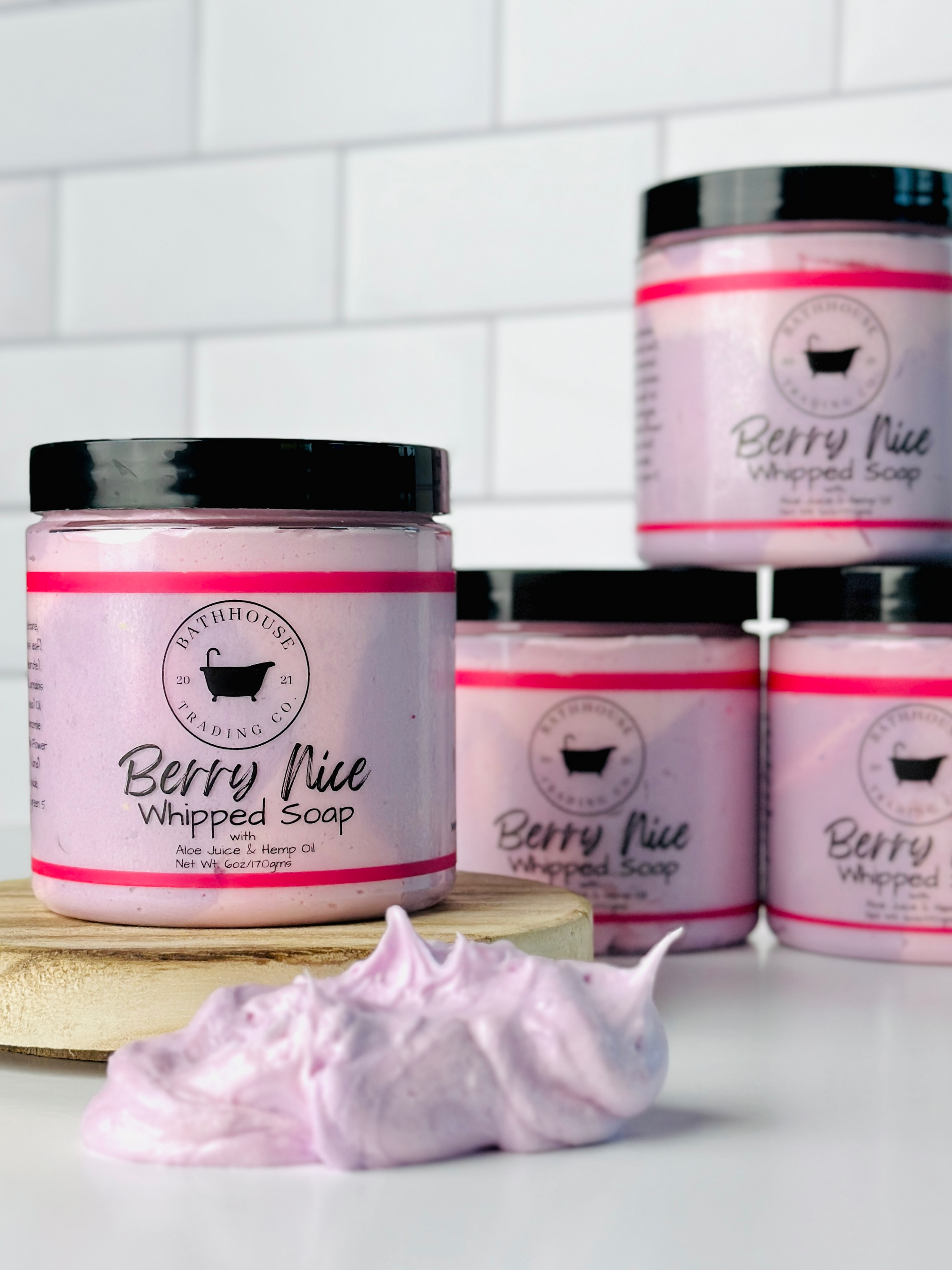 Berry Nice Whipped Soap - Bathhouse Trading Company