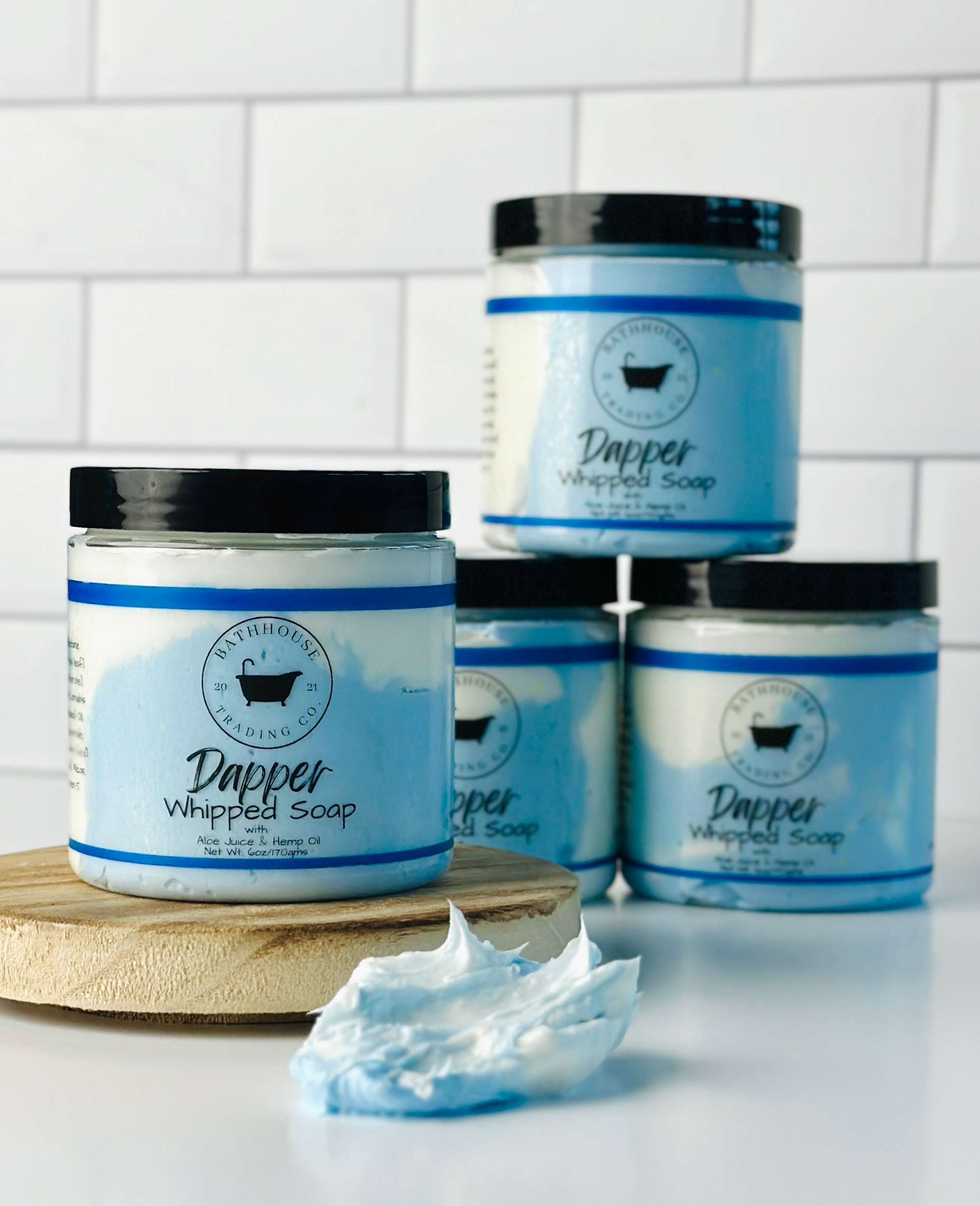 Dapper Whipped Soap - Bathhouse Trading Company