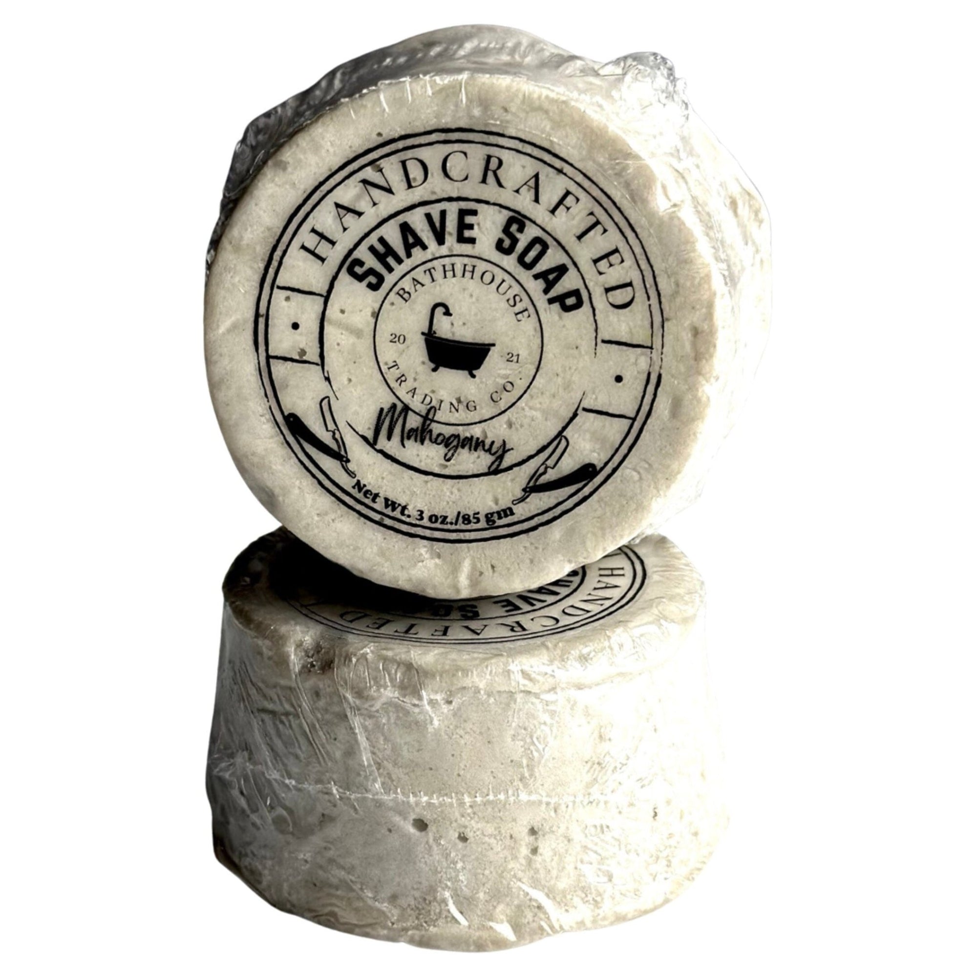 Mahogany Shave Puck - Bathhouse Trading Company