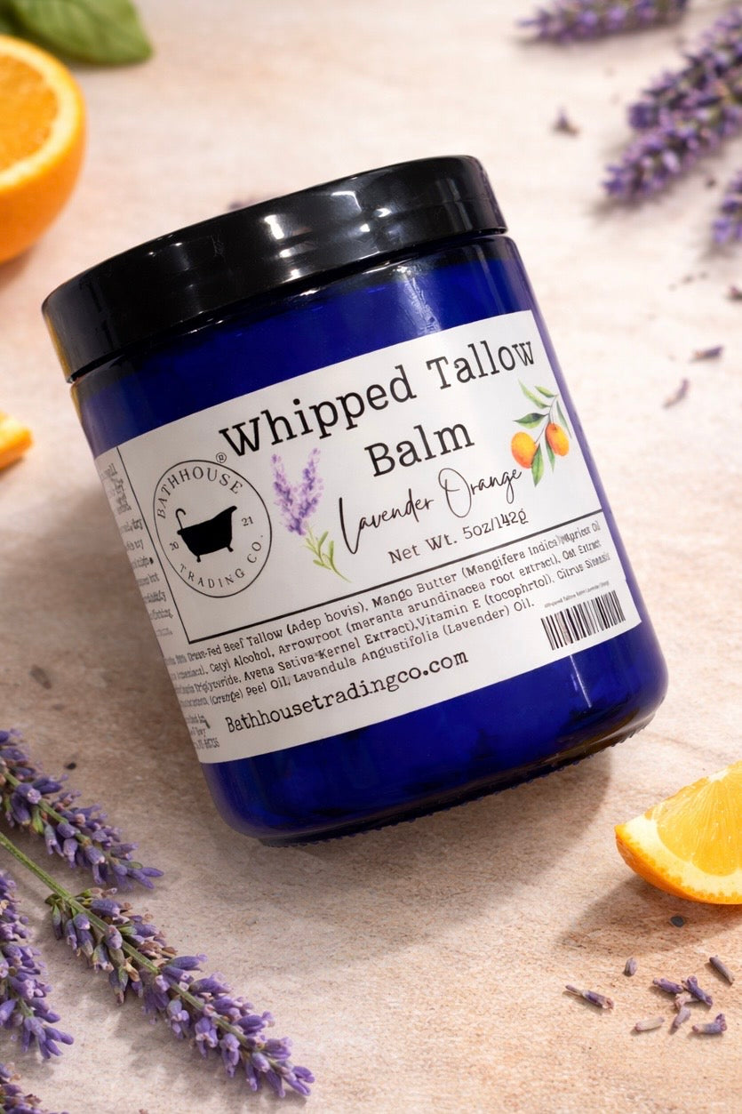 Whipped Tallow Balm Lavender Orange