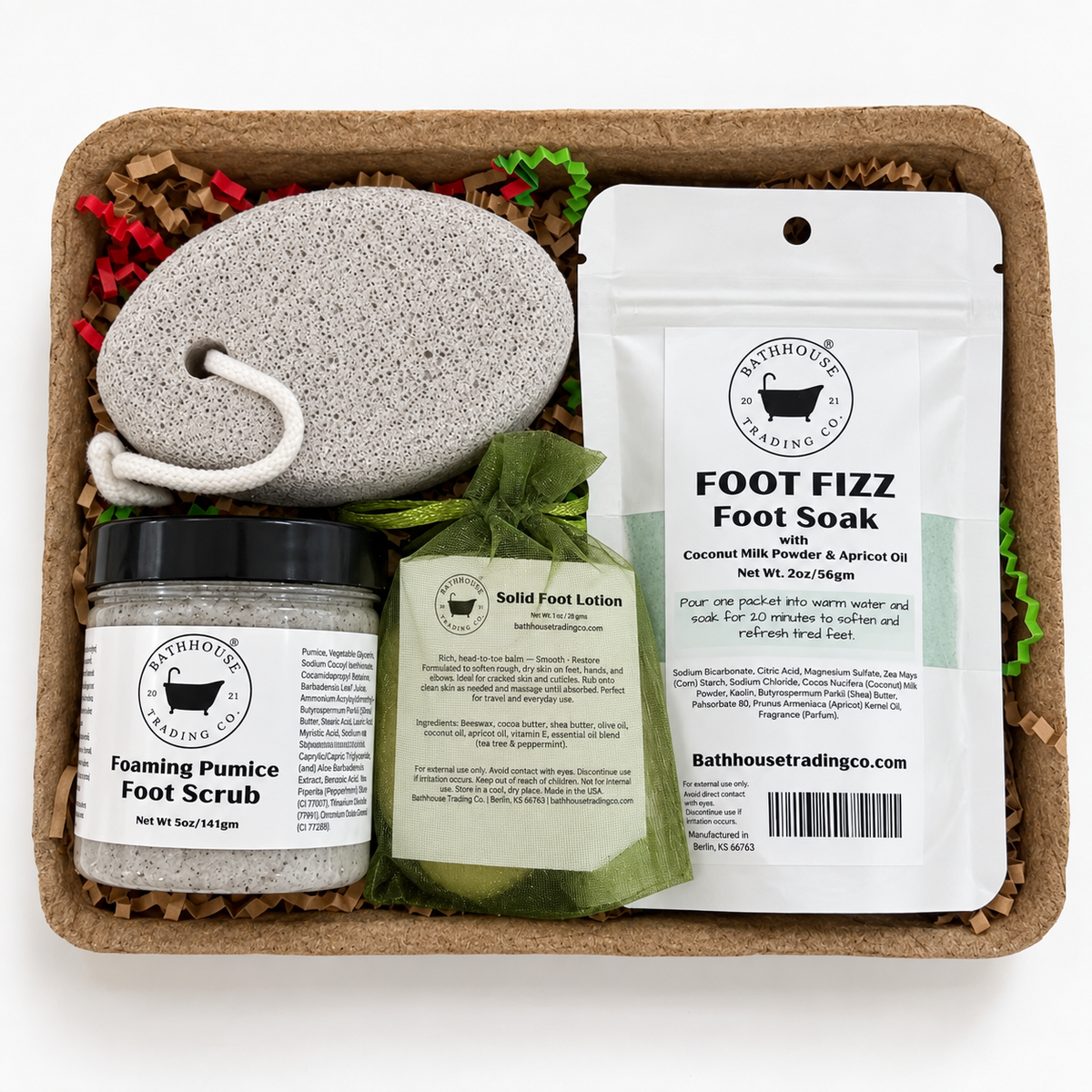 Foot Spa Holiday Gift Set