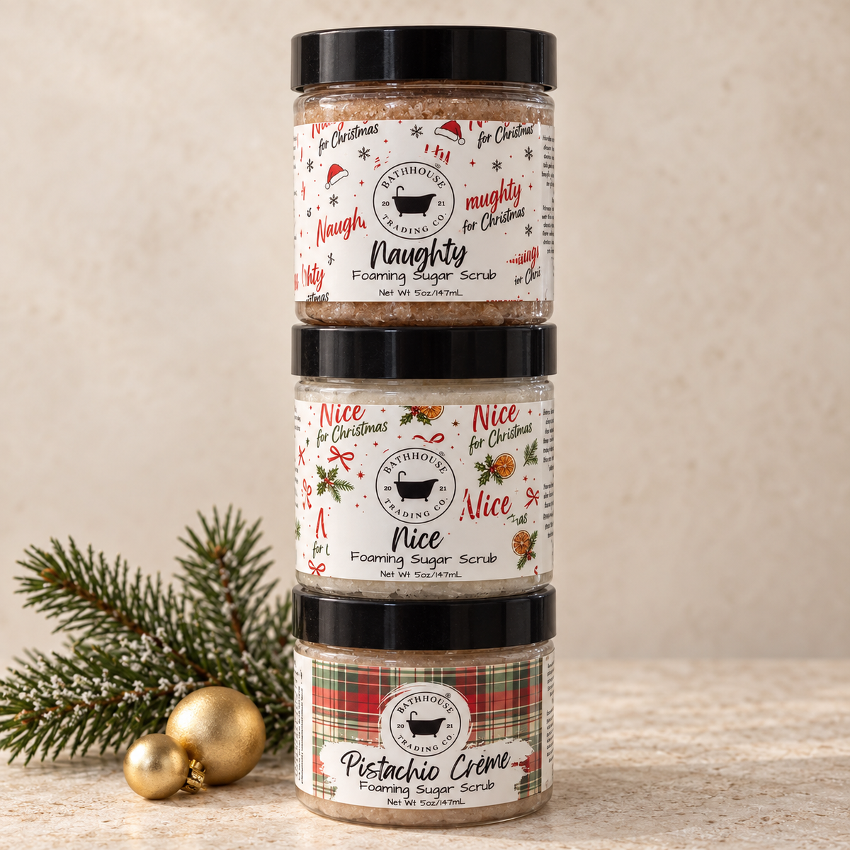 Sugar Scrub Holiday Trio