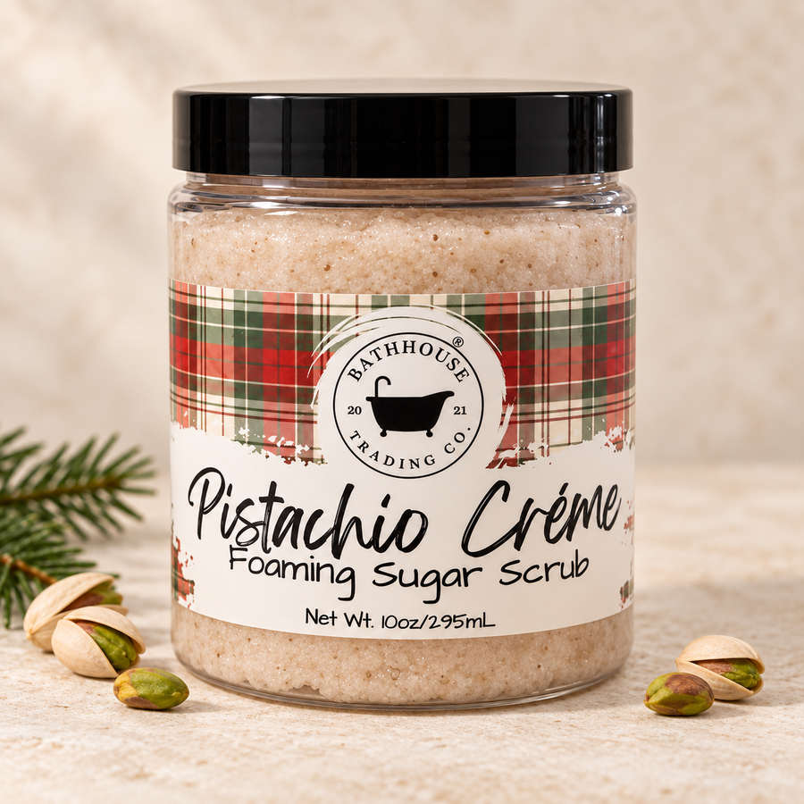 Pistachio Créme Foaming Sugar Scrub
