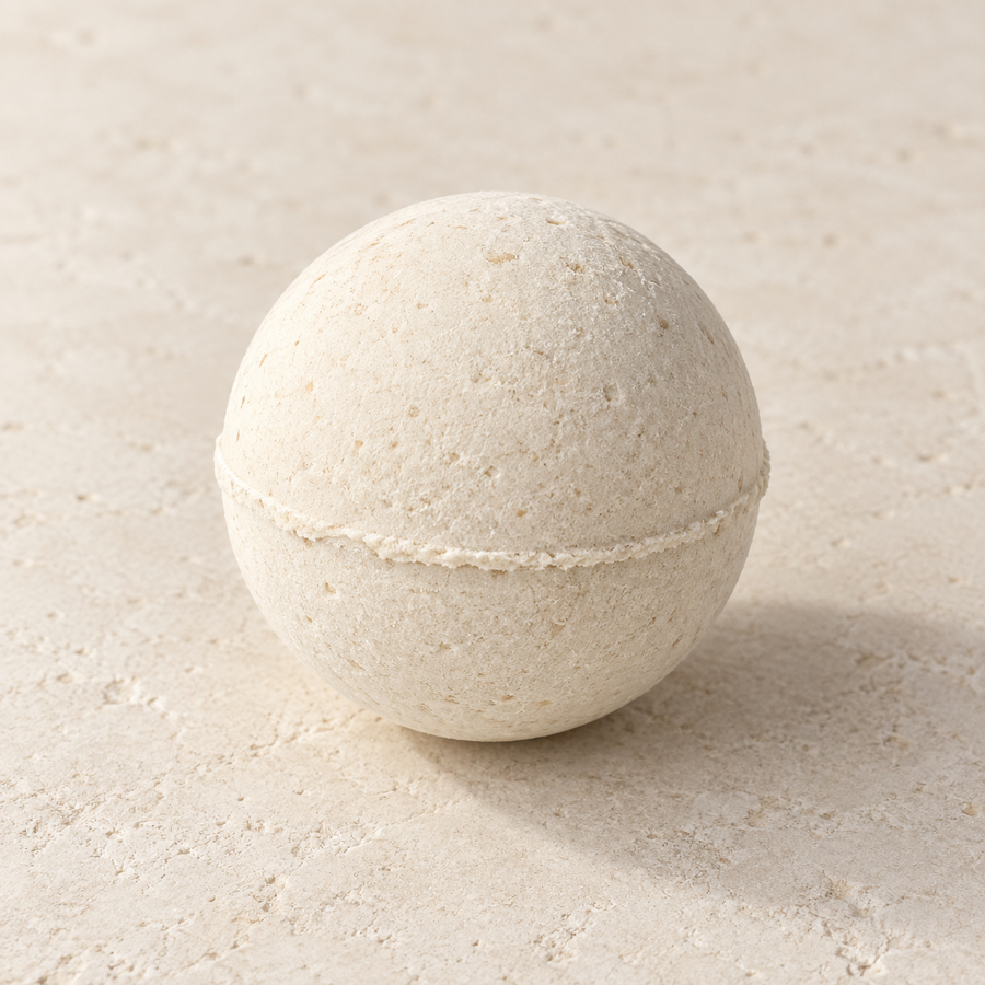 Nearly Naked (Fragrance Free) Goat Milk + Epsom Salt Bath Bomb