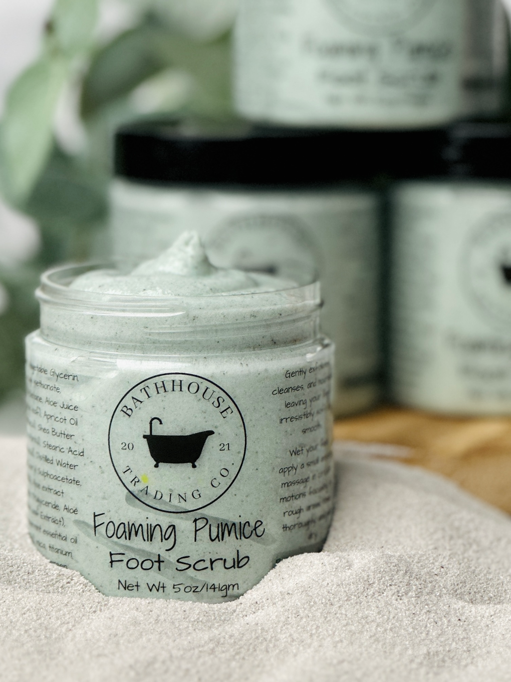 Foaming Pumice Foot Scrub Bathhouse Trading Company