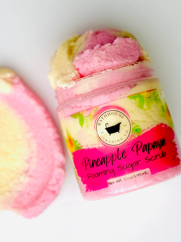 Pineapple Papaya Foaming Sugar Scrub