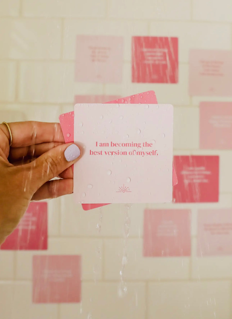 Shower Affirmation Cards-Self Love