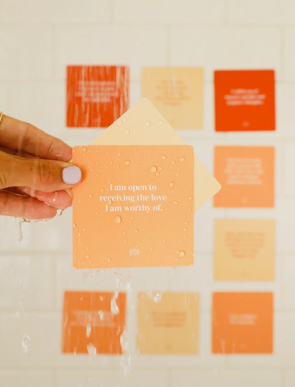 Shower Affirmation Cards-Positivity