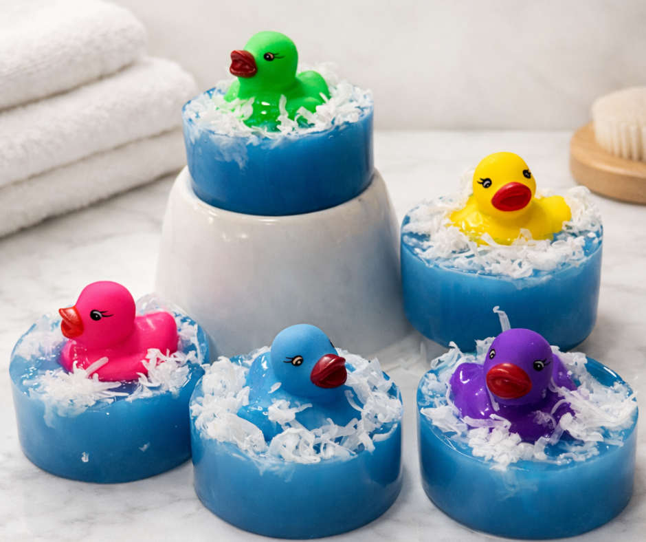 Aloe &amp; Olive Rubber Ducky Soap