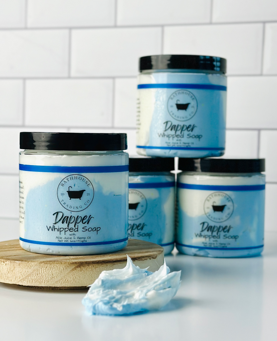 Dapper Whipped Soap - Bathhouse Trading Company