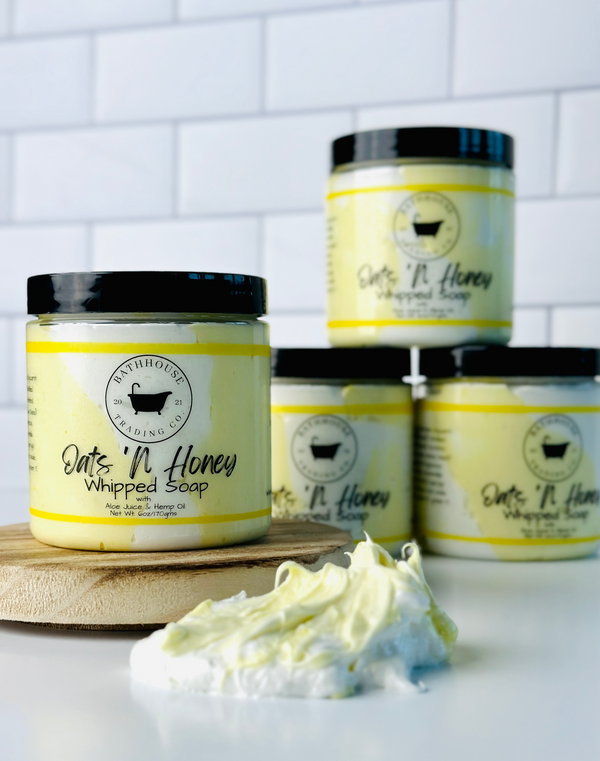 Oats 'N Honey Whipped Soap
