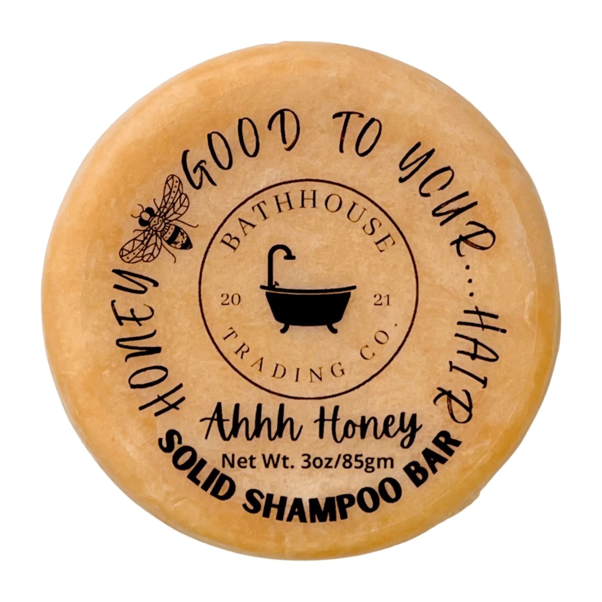 Ahhh Honey Solid Shampoo - Bathhouse Trading Company