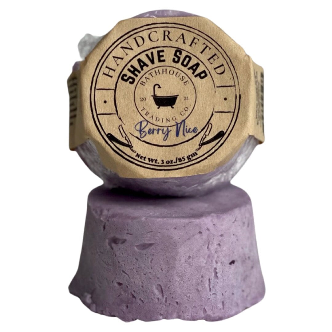 Berry Nice Shave Puck - Bathhouse Trading Company