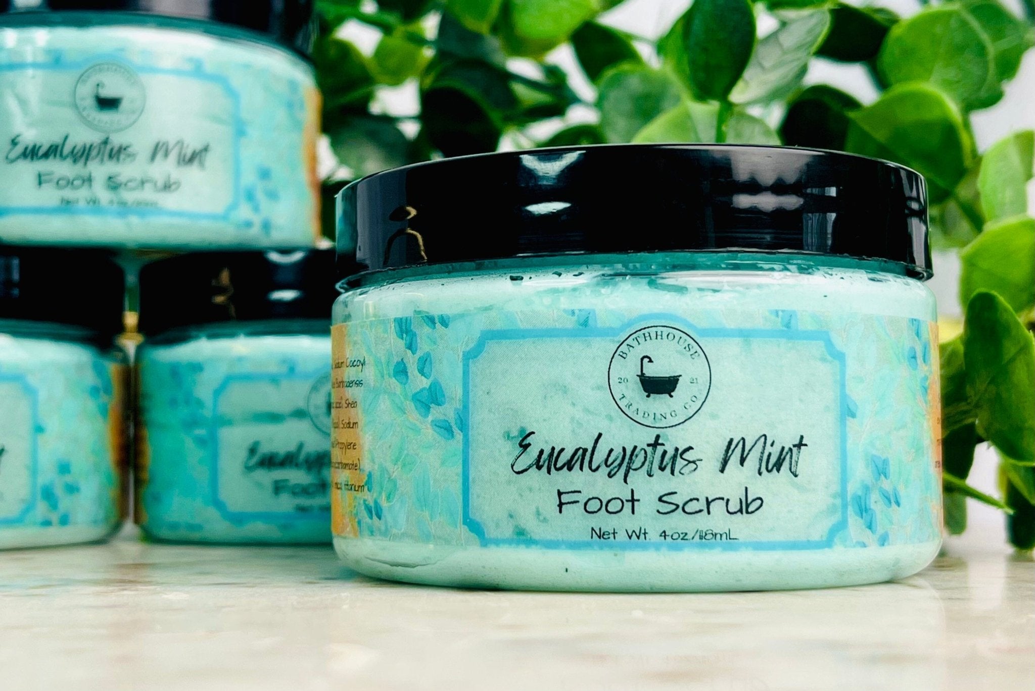 Eucalyptus Mint Foot Scrub - Bathhouse Trading Company