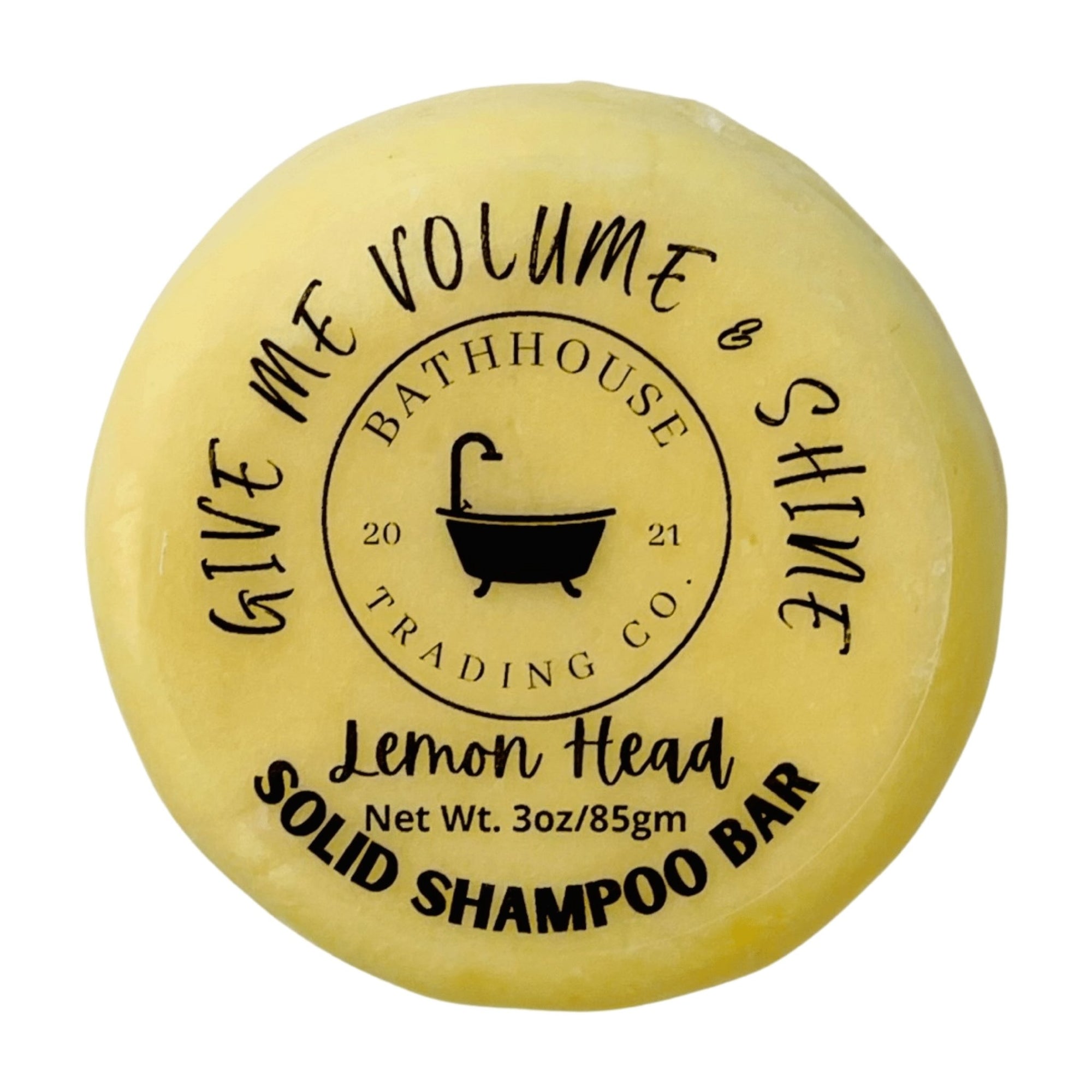 Lemon Head Solid Shampoo - Bathhouse Trading Company