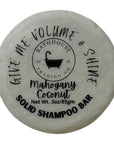 Mahogany Coconut Solid Shampoo - Bathhouse Trading Company